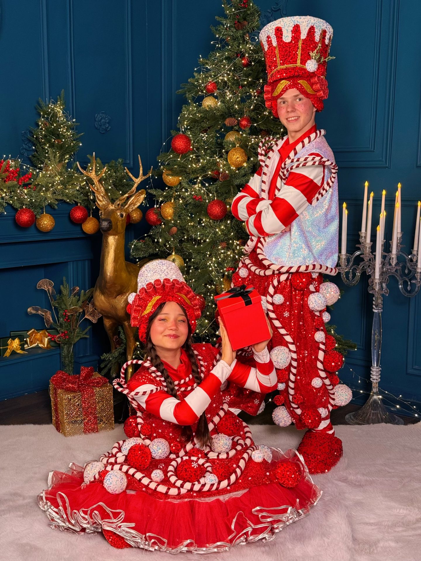 Новогодние шуты-карамельки